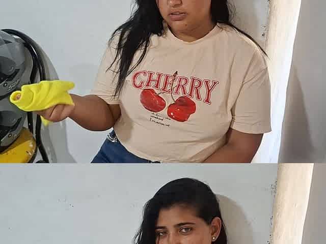 Big Booty Maid Cleans a Clients House
