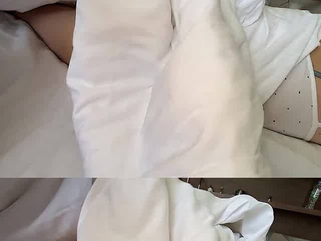 WOKE UP STEPSISTER AND UNINTENTIONALLY CUM INSIDE HER