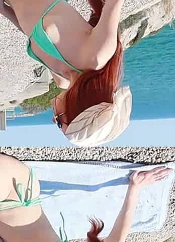 New Video in My Store Outdoor Sex Ends with a Cumshot on My Feet