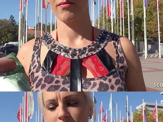 GERMAN SCOUT - REAL PORNSTAR TALK TO BANG AT EVENT IN BERLIN
