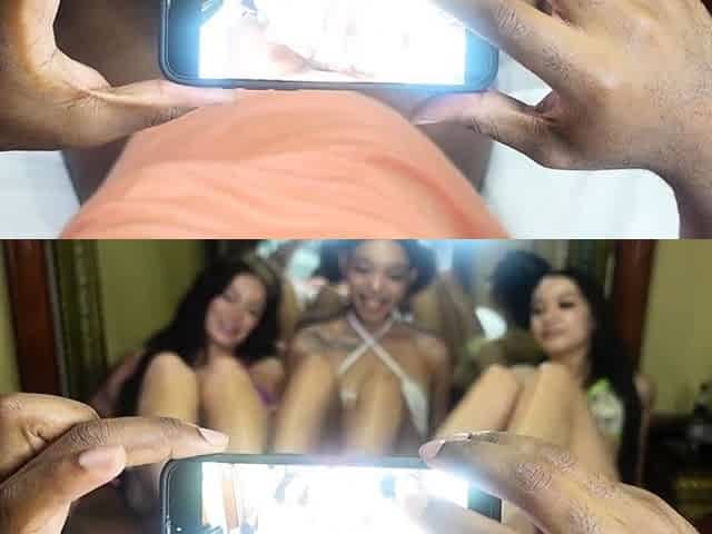 Lesbian foot fetish trio