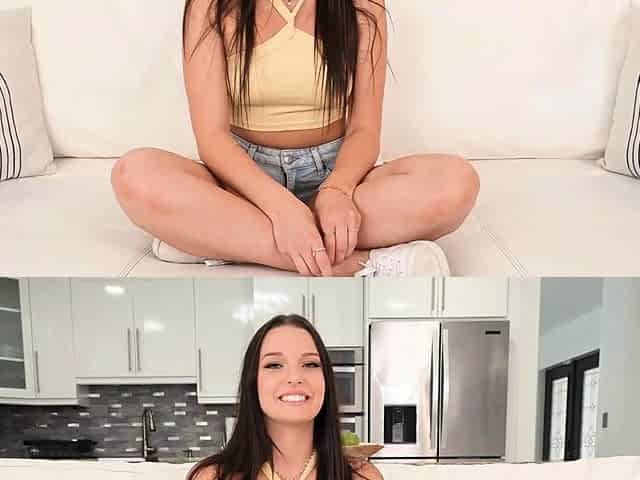 Step-bro Watches As Kloe Love Takes A Shower Then Nails Her