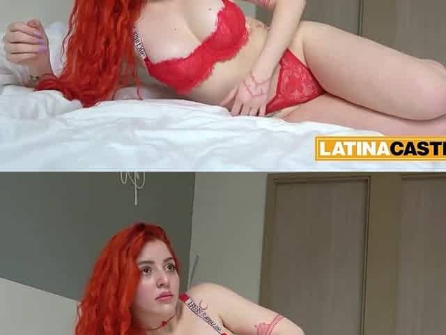 Enjoyable Latin chick Redhead Gets Her Cunt Screwed Raw in Fake Interview