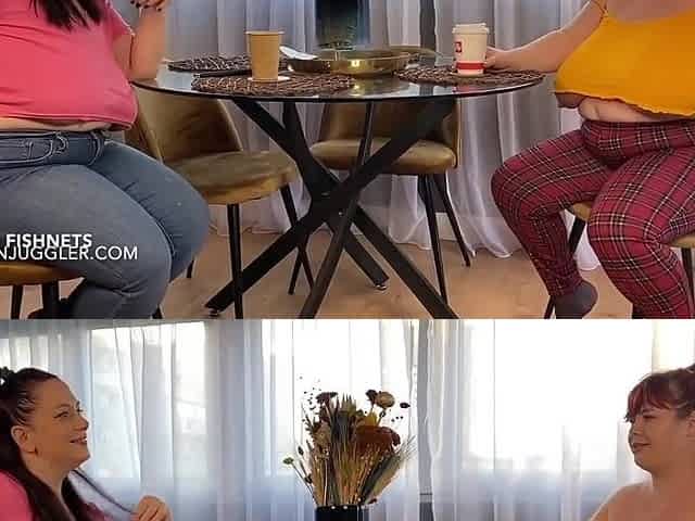 Raunchy BBW lesbians breathtaking xxx clip