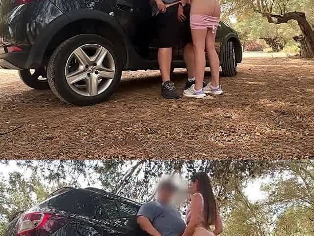 Oh no, I discovered my ex-boyfriend in the park and this guy wishes me to suck his old penis