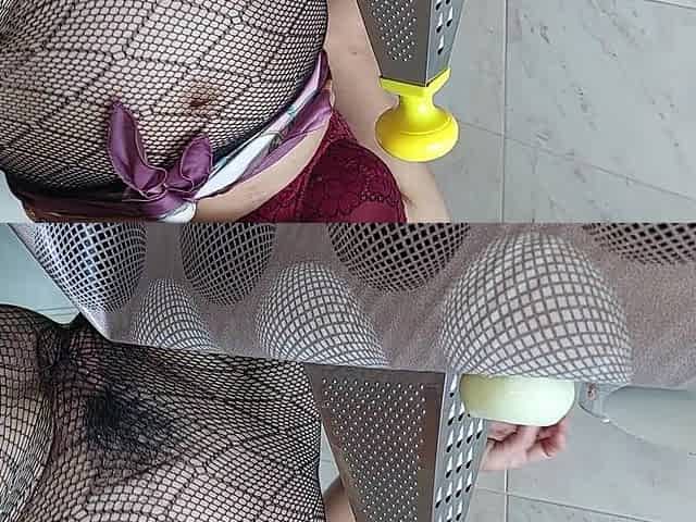 Hairy Brunette Pussy, Big Tits, Sensual Hairy Woman in the Kitchen.hairy Pussy, Sexy Brunette, Big Ass