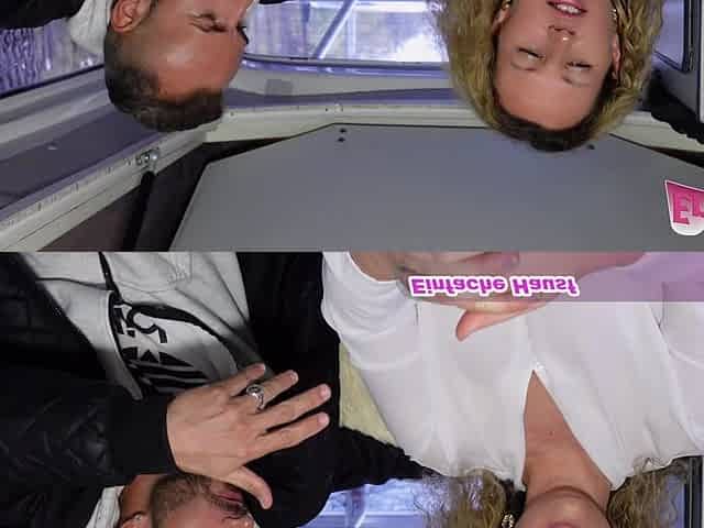 German big BBW milf persuaded to sex casting on the street