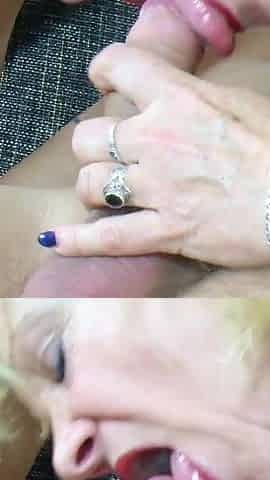 Mature sex psychologist visits young couple and looks after them