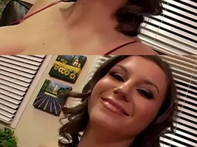 Sara Stone with large melons likes hard weenie in her vagina