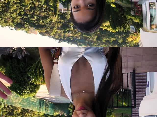 Ebony Goddess Lia Lin Takes Massive Cock in Outdoor