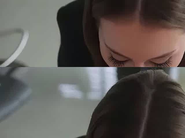 POV Hardcore Blowjob of a Gorgeous Brunette Wearing