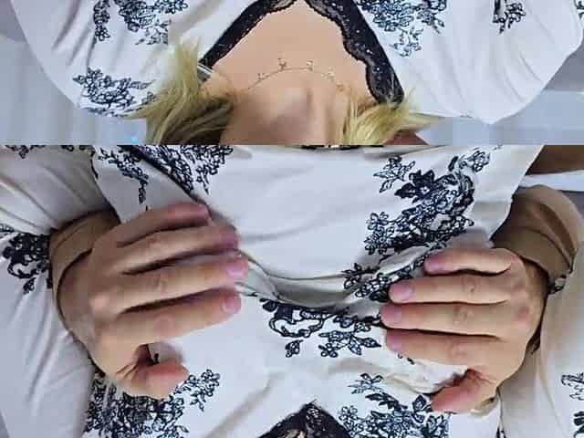 Nearly Caught When Sucking My Puffy Teats and Finger my Juicy Cunt