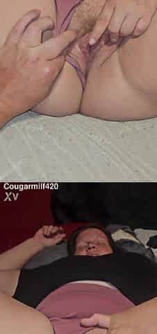 Fingered hard to make her cum