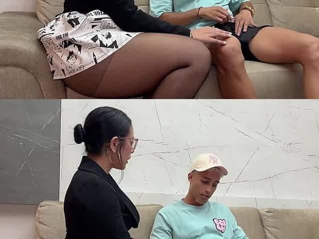 Latin chick mother I'd like to fuck Secretary Screws Her Boss's Client in the Office until They Cum in...