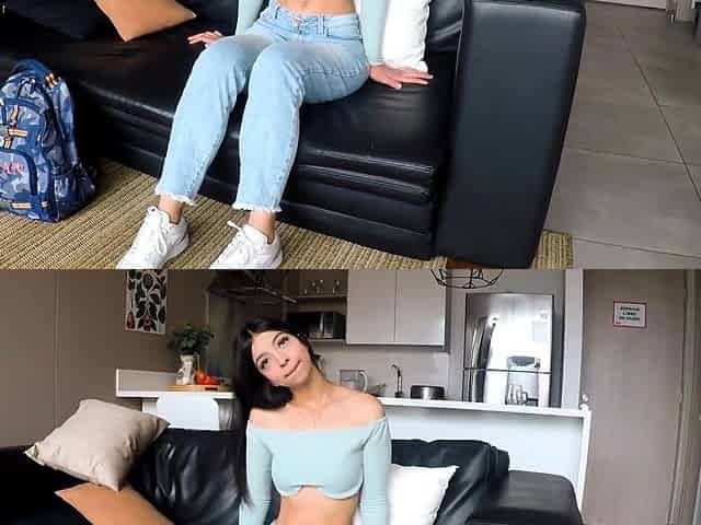 Her BF kept calling while I fuck this LATINA TEEN