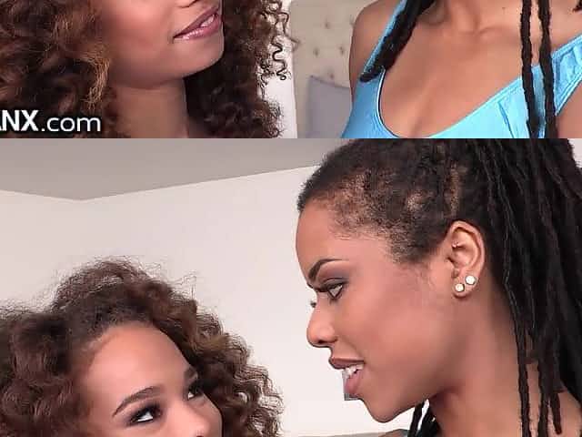 Ebony Anal Lesbians Kira Noir & Cecilia Lion - LesbianX
