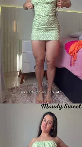 Guided Handjob! Trying on Dresses, Twerking, Asking for a Lot of Handjob Until You Fill My Ass with Milk