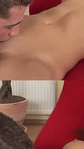 Attractive teen babe fucking fantastically
