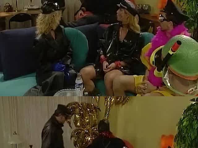 Horny German Sluts In Silly Uniforms Riding Dicks In Hot Orgy