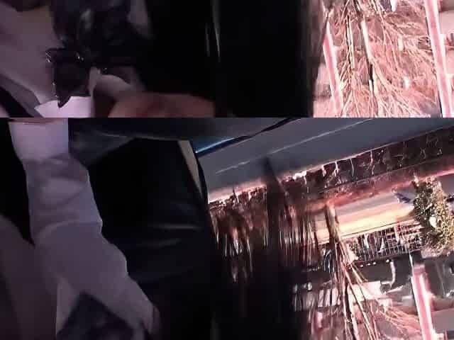 Asian amateur slut handles anal toys