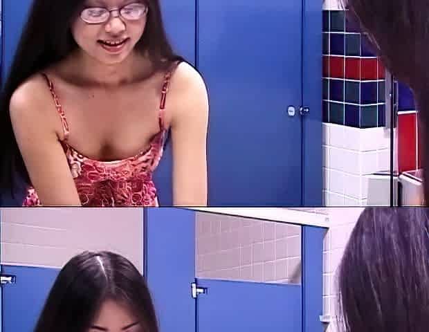 Lesbian college teens fingering and licking pussy