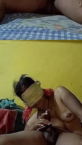 Indian Desi Bhabhi Enjoys New Year with Her Husband