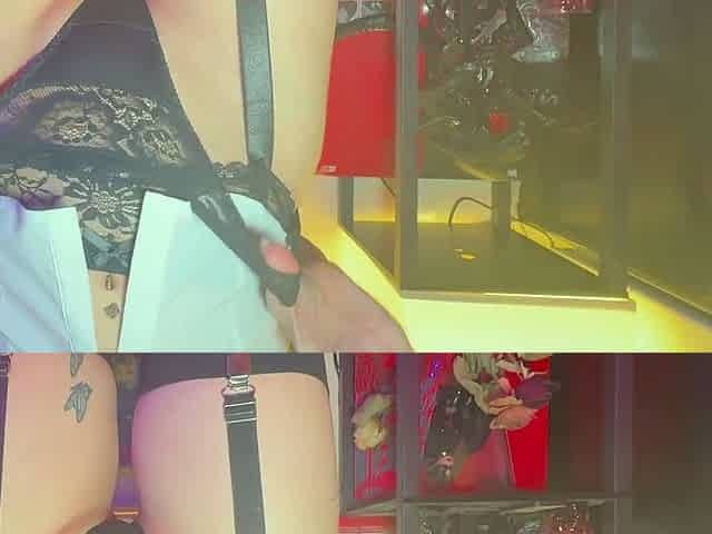 Horny Office Lady Melu Rubs Her Pussy