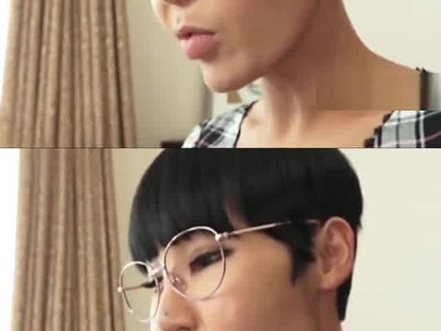 Ugly Korean MILF with Glasses in Japan