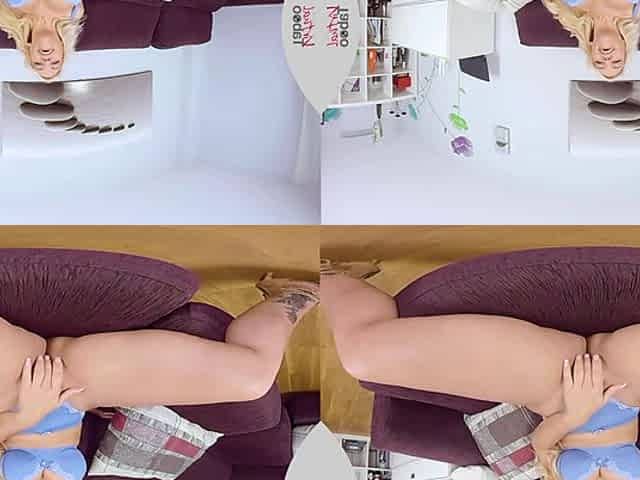 Blondie Fesser VR Porn: CAUTION Curves ahead! - VirtualTaboo