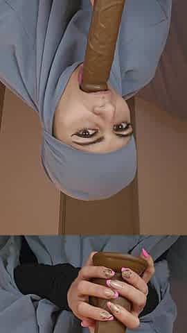 Shy Pleasure for Yassin Mia Niqab
