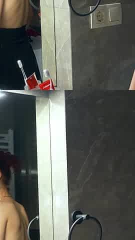While the Parents Are Not at Home, Two Naked Stepsisters, in Wet Lesbian Sex Under the Jets of a Hot Shower!