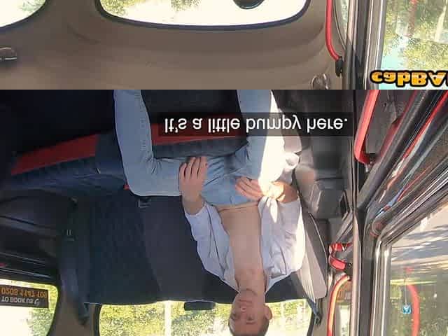 Bigtitted taxi cougar get pussydestroyed