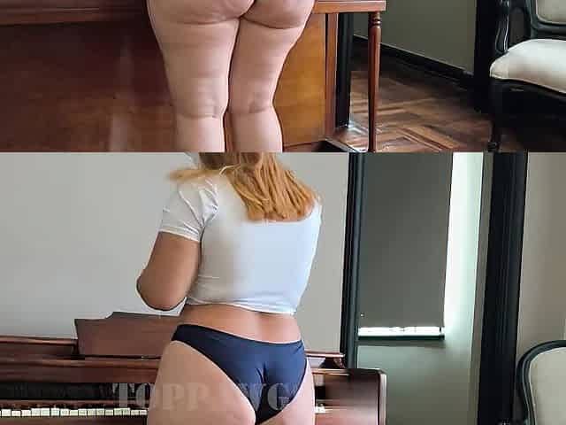 big beautiful woman shows off her large hot butt