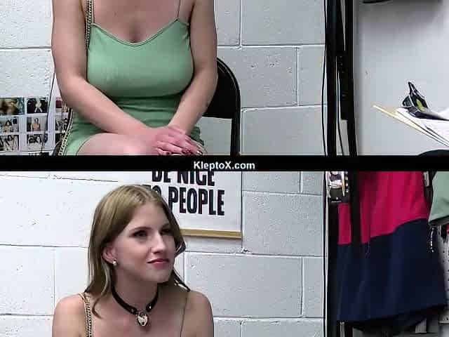 Caught Shoplifting That babe Disrobes For A Intimate Cavity Search