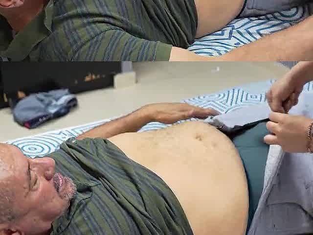 THE STEPFATHER COULDN'T RESIST WHEN HIS STEPDAUGHTER TOUCHED HIS COCK