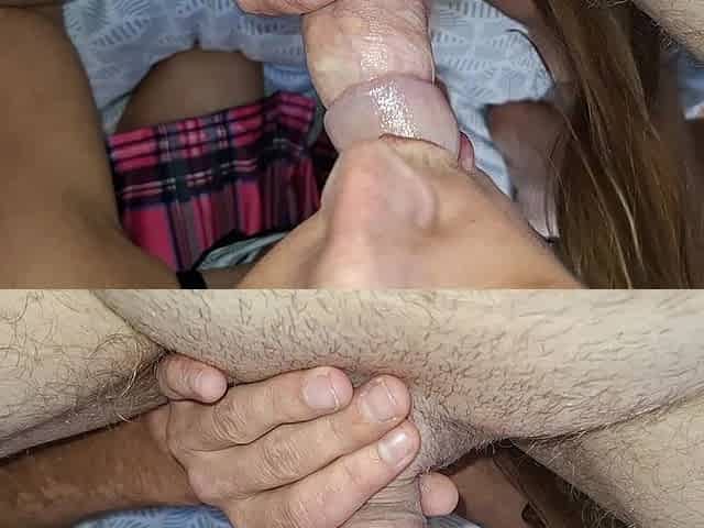 Sloppy Blowjob, Cum in Mouth Compilation, POV