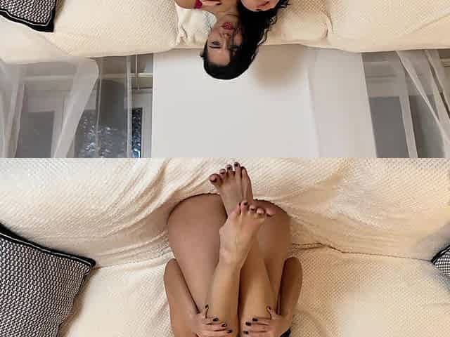 Russian Kira Fingers Her Cunt While Teasing Your Dick!