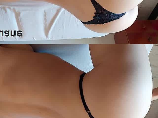 Sexy sister-in-law offering me her large booty.