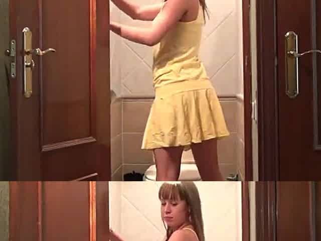 Youthful Carrie toys herself after striptease