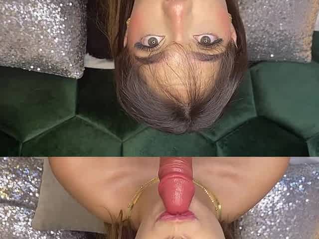 lascivious Sofia ferreiro spits and gives her vibrator the most excellent titjob of his life