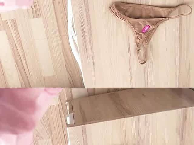 Panty fetish indulgement with horny blonde cutie Allinika