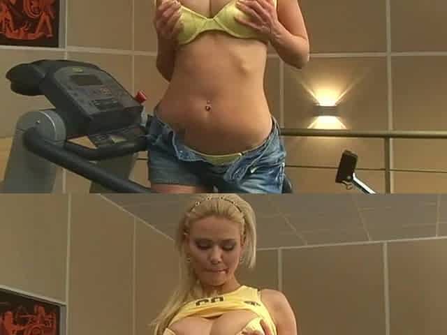 Large Tittied Angel Caylian Curtis Gets Solo Enjoyment At The Gym