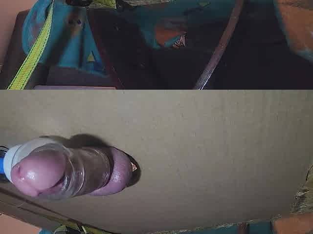 Biggest Climax from Hitachi Wand with Milking Table