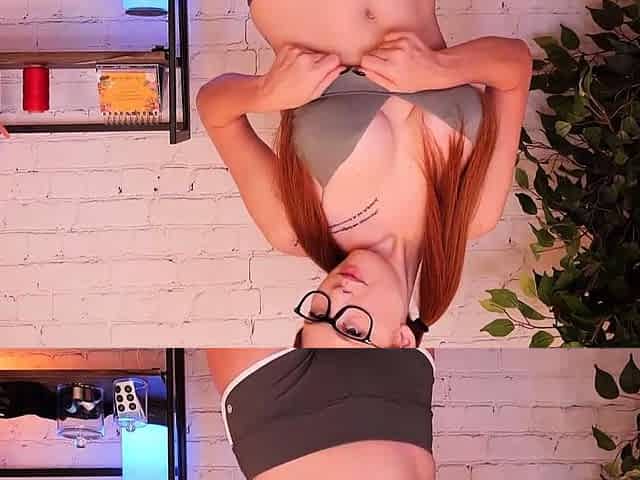 Ginger ASMR Helping Me Measure The Elasticity of Gym Wear
