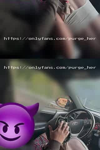 Cars Pass by While She Suck My Dick