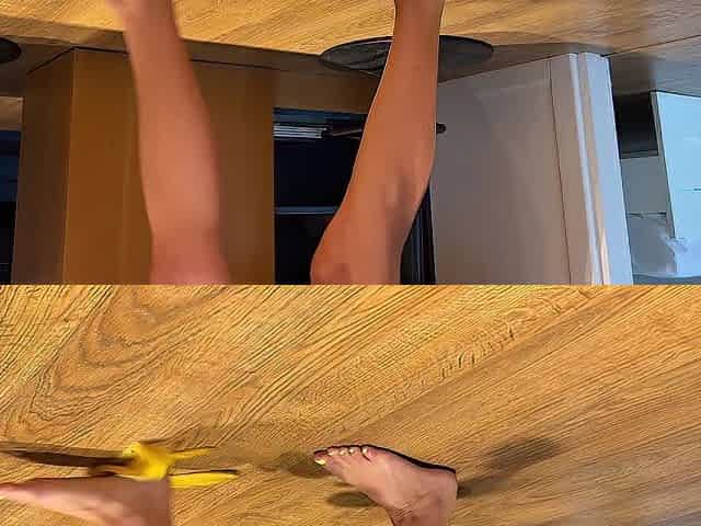 Inexperienced Wife Makes Footjob and Takes Jock in Her Booty After Losing Her Memory