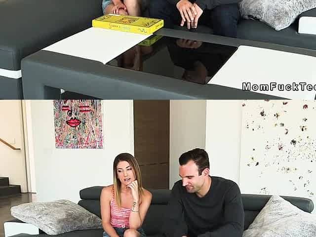 Stepmom Imposes Her Rules In Threesome With Teens 18+