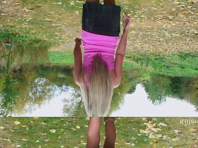 Blonde Hot MILF Loves to Suck off Strangers in the Woods