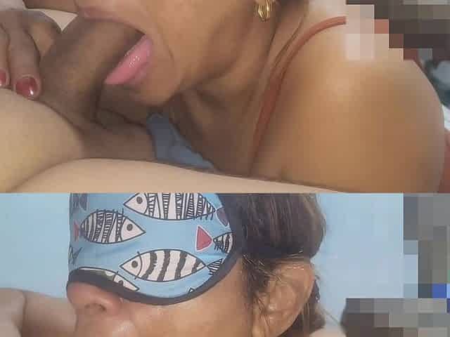 This MILF Girl Knows How to Satisfy Her Boss She Uses Only Her Throat to Milk All His Sperm