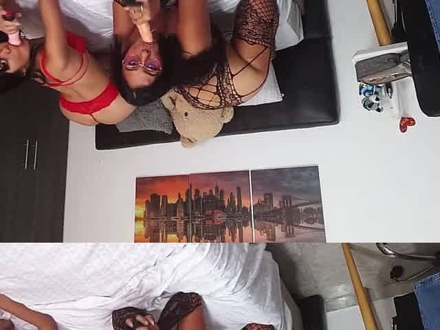 Verified Amateurs - My Hot Friends Dildo Each Other In Lingerie